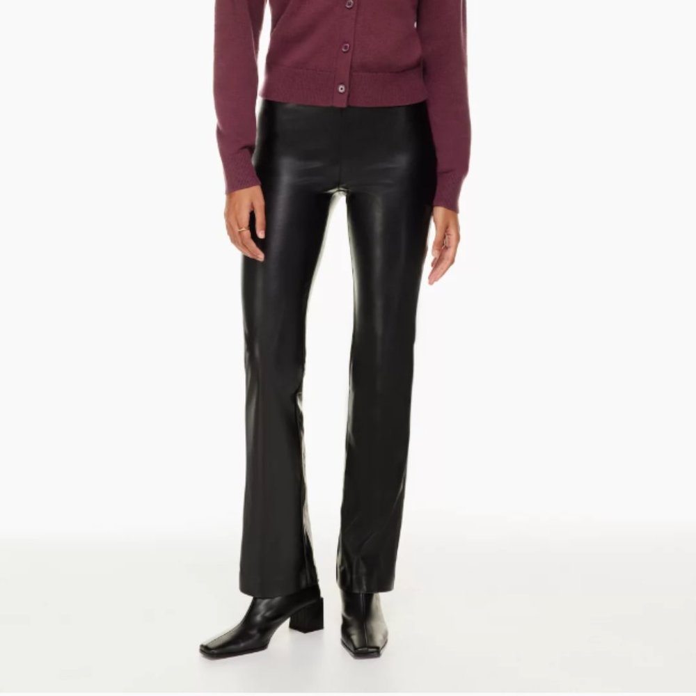 ARITZIA WILFRED ELAINE PANT FAUX LEATHER - Size 4